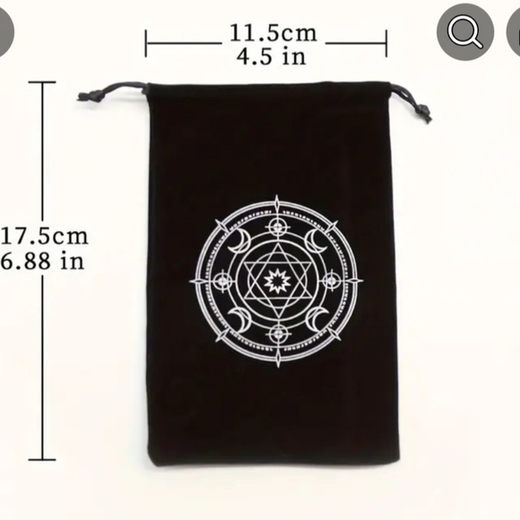 Midnight Magic Tarot & Tie Dyed Flower of Life Cloth - Picture 10 of 10